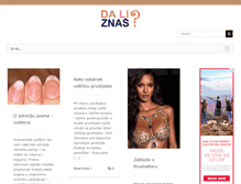 Tablet Screenshot of daliznas.com